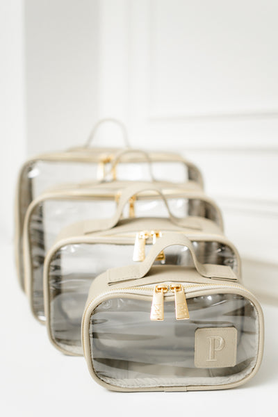 Kit de organizadores de cristal Ella Gris