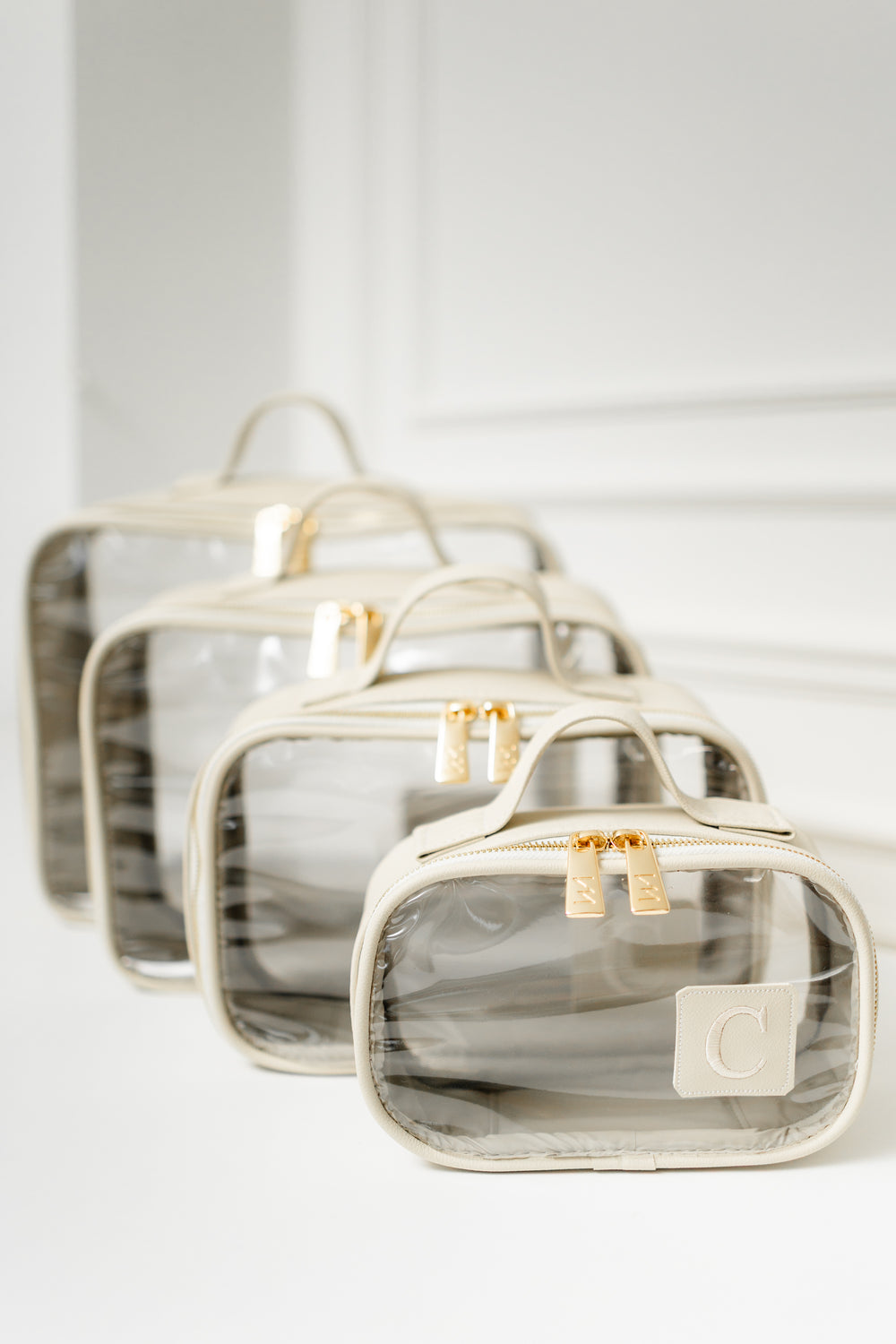 Set de organizadores de acrílico Ella off white