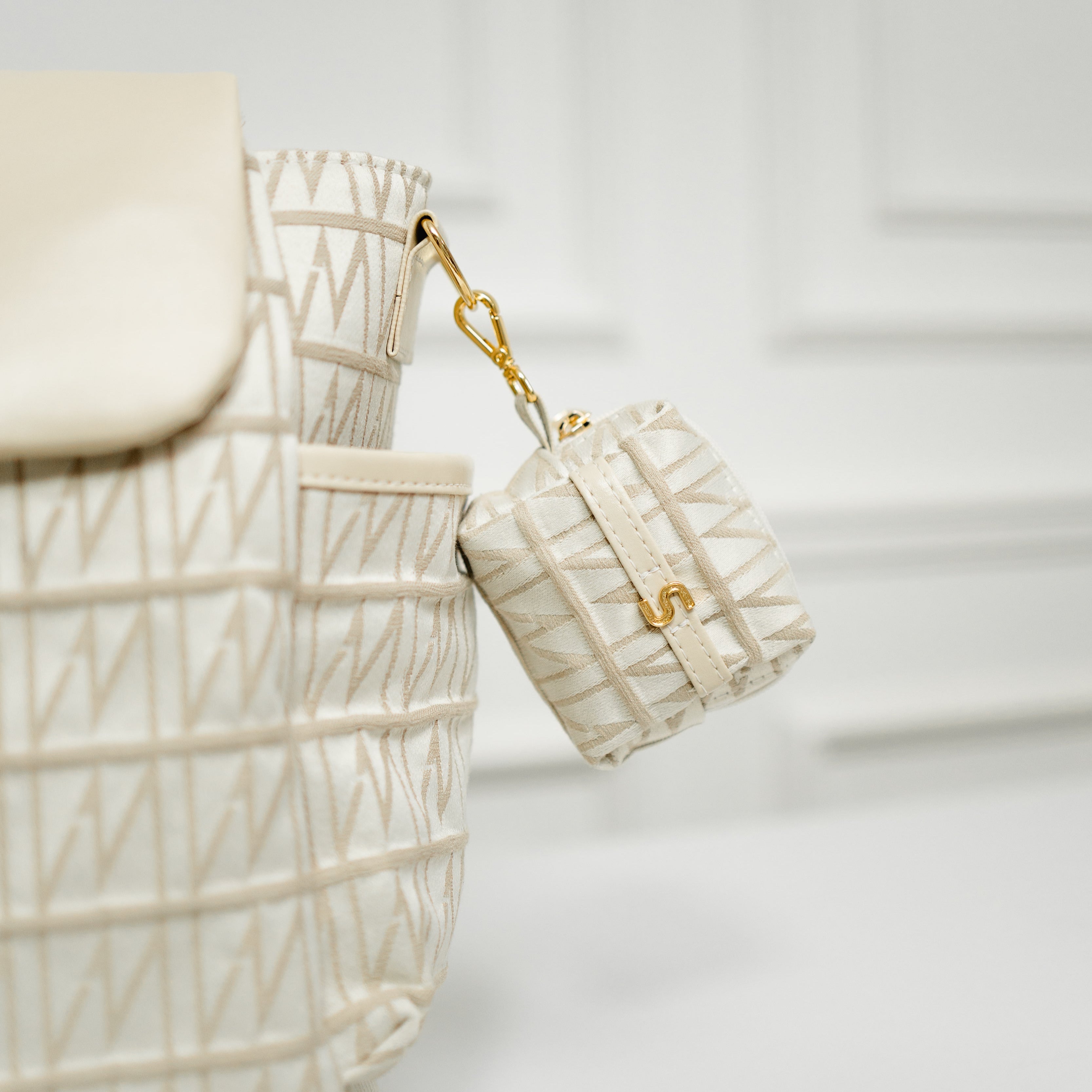 Portachupetes Ella Origen Beige