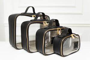 Kit Organizadores Cristal Ella Negro