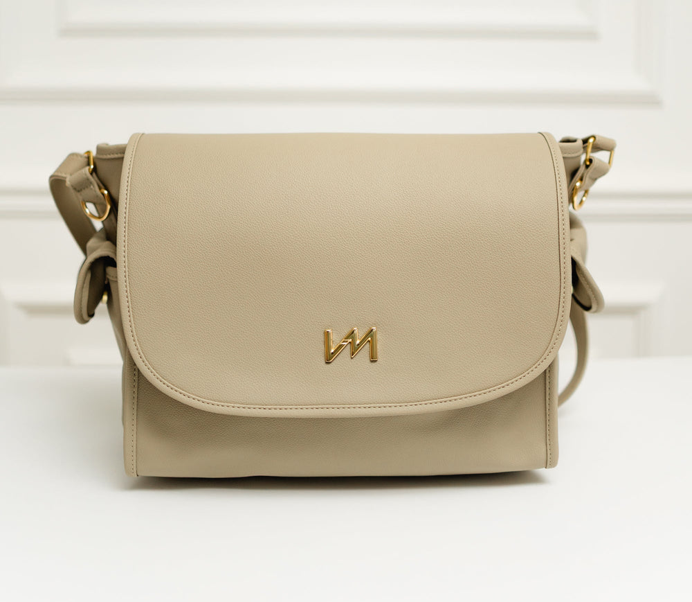 Bolsa de maternidad Louise Ella Beige - Lista para entregar