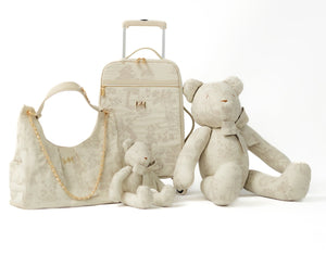 Kit Bolsas Maternidad Le Petit Beige - Maleta de ruedas y Bolso Madeleine