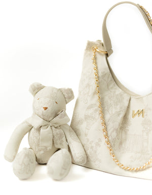 Kit Bolsas Maternidad Le Petit Beige - Maleta de ruedas y Bolso Madeleine