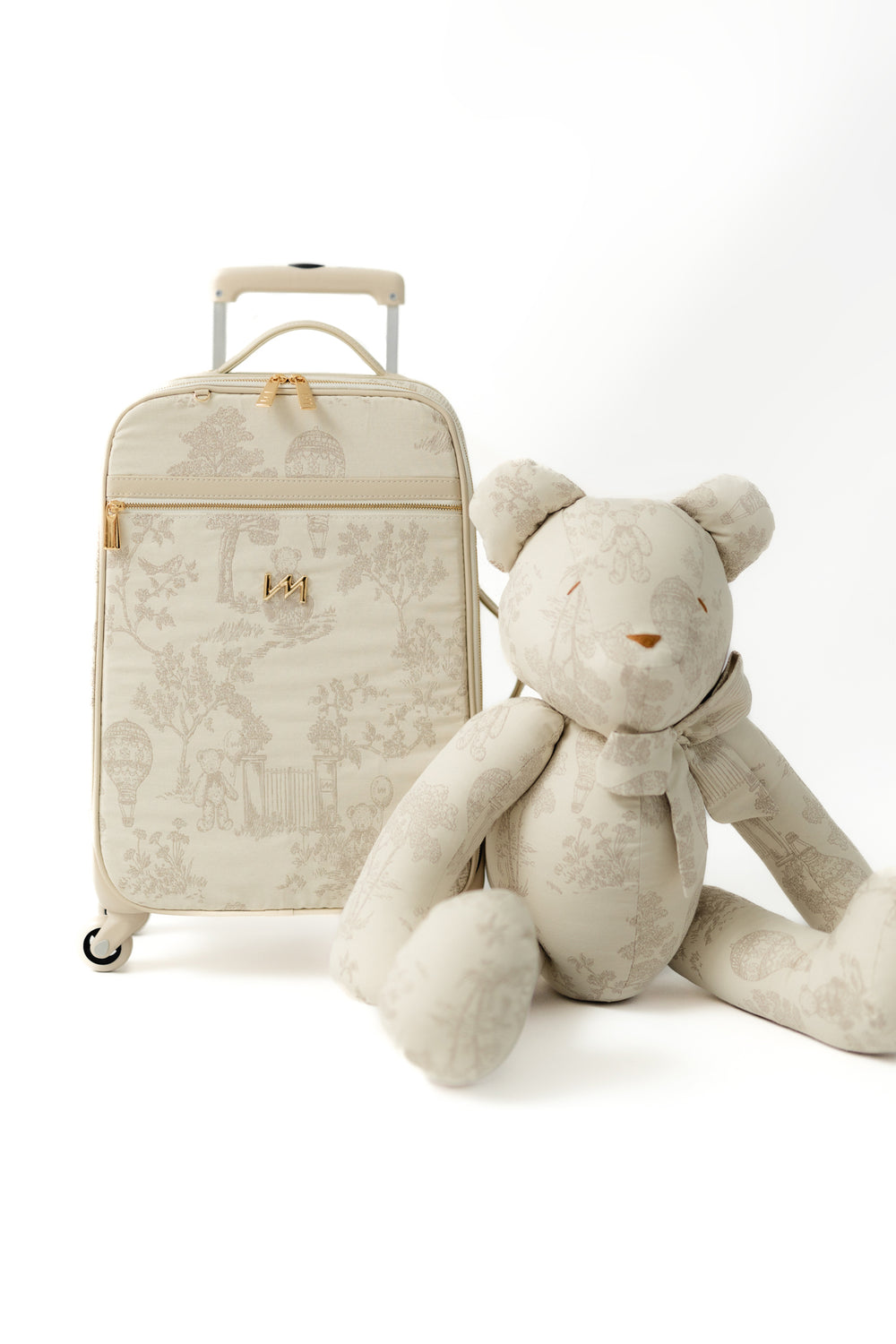 Maleta de maternidad con ruedas Le Petit Beige