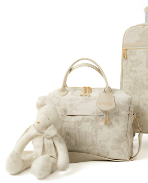 Kit Bolsas Maternidad Le Petit Beige - Maleta con ruedas, Bolso Madison y Bolso Madison Mini