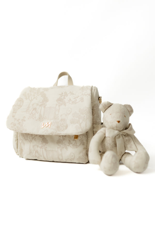 Mochila de maternidad Mummy Le Petit Beige
