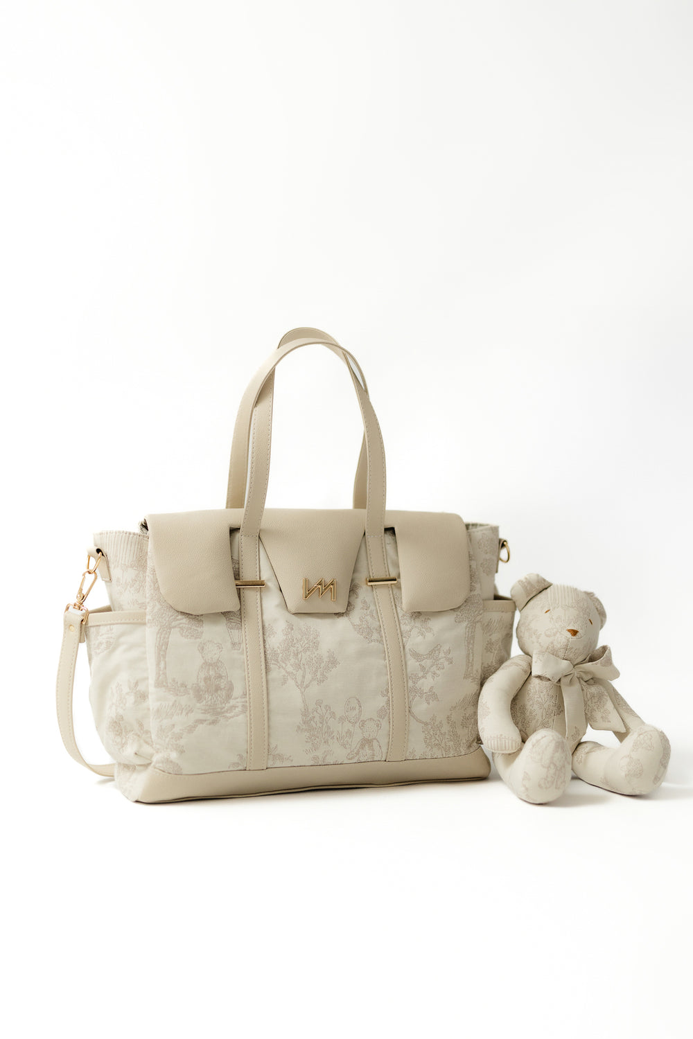 Bolsa Maternal Cleo Le Petit Beige