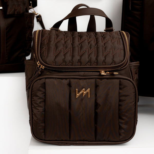 Mochila maternidade  2 em 1 Urban Chic Marrom