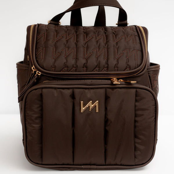 Mochila maternidade  2 em 1 Urban Chic Marrom