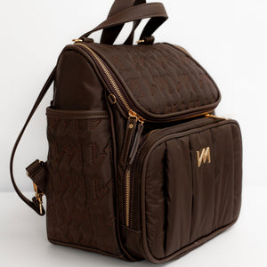 Mochila maternidade  2 em 1 Urban Chic Marrom