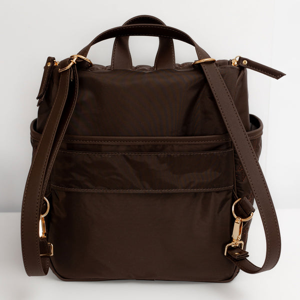 Mochila maternidade  2 em 1 Urban Chic Marrom