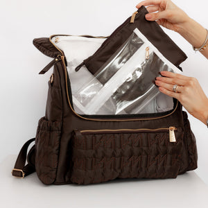 Mochila maternidade  Mummy Urban Chic Marrom