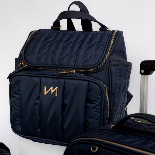 Mochila maternidade 2 em 1 Urban Chic Marinho