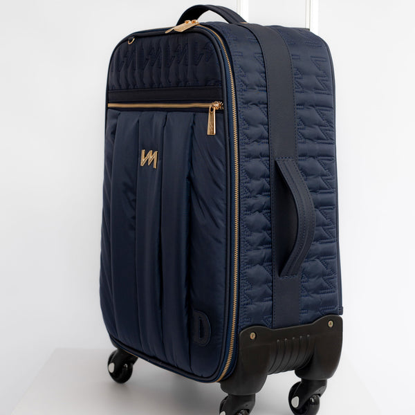 Mala maternidade de Rodinhas Urban Chic Marinho