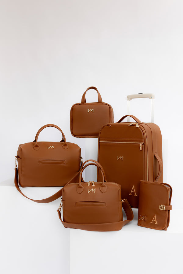 Kit Bolsos Maternidad Ella Caramelo