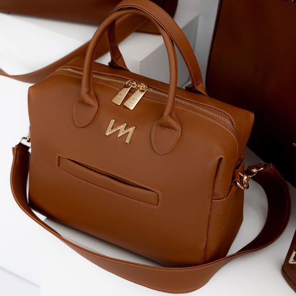 Bolso de maternidad Madison Mini Ella Caramelo