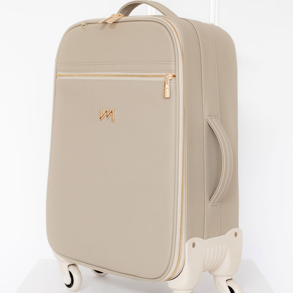 Maleta de maternidad con ruedas Ella Gris