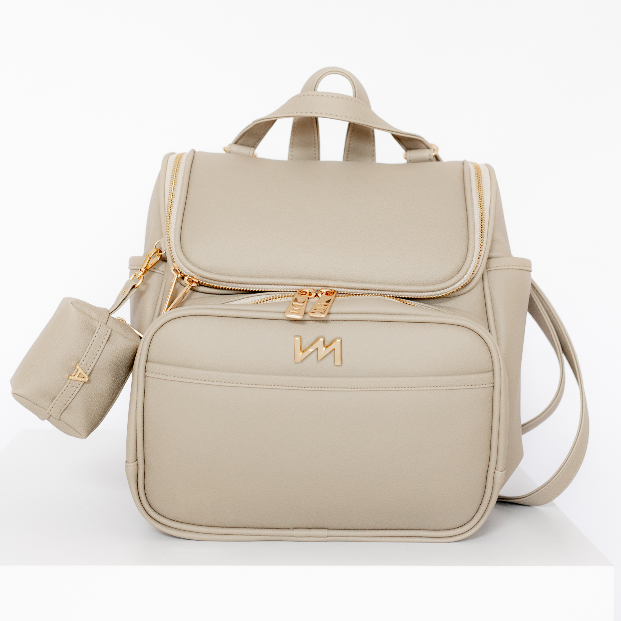 Mochila maternal 2 en 1 Ella Gris