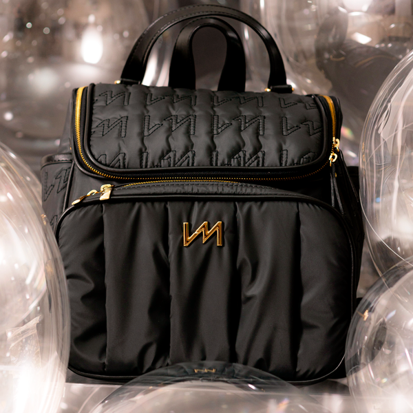 Mochila de maternidad 2 en 1 Urban Chic Negro