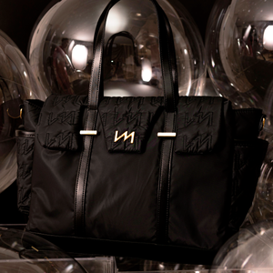 Bolsa Maternal Cleo Urban Chic Negra - Entrega Inmediata