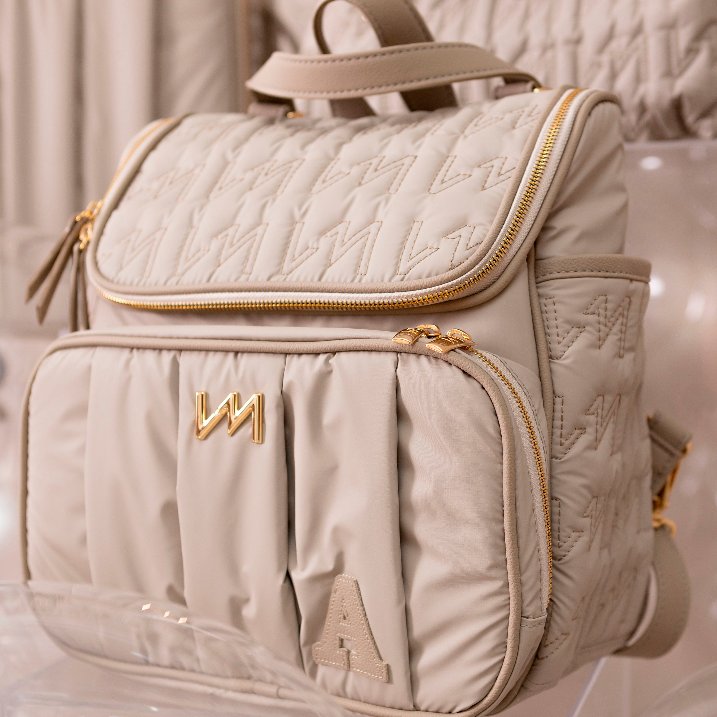 Mochila maternidade  2 em 1 Urban Chic Bege