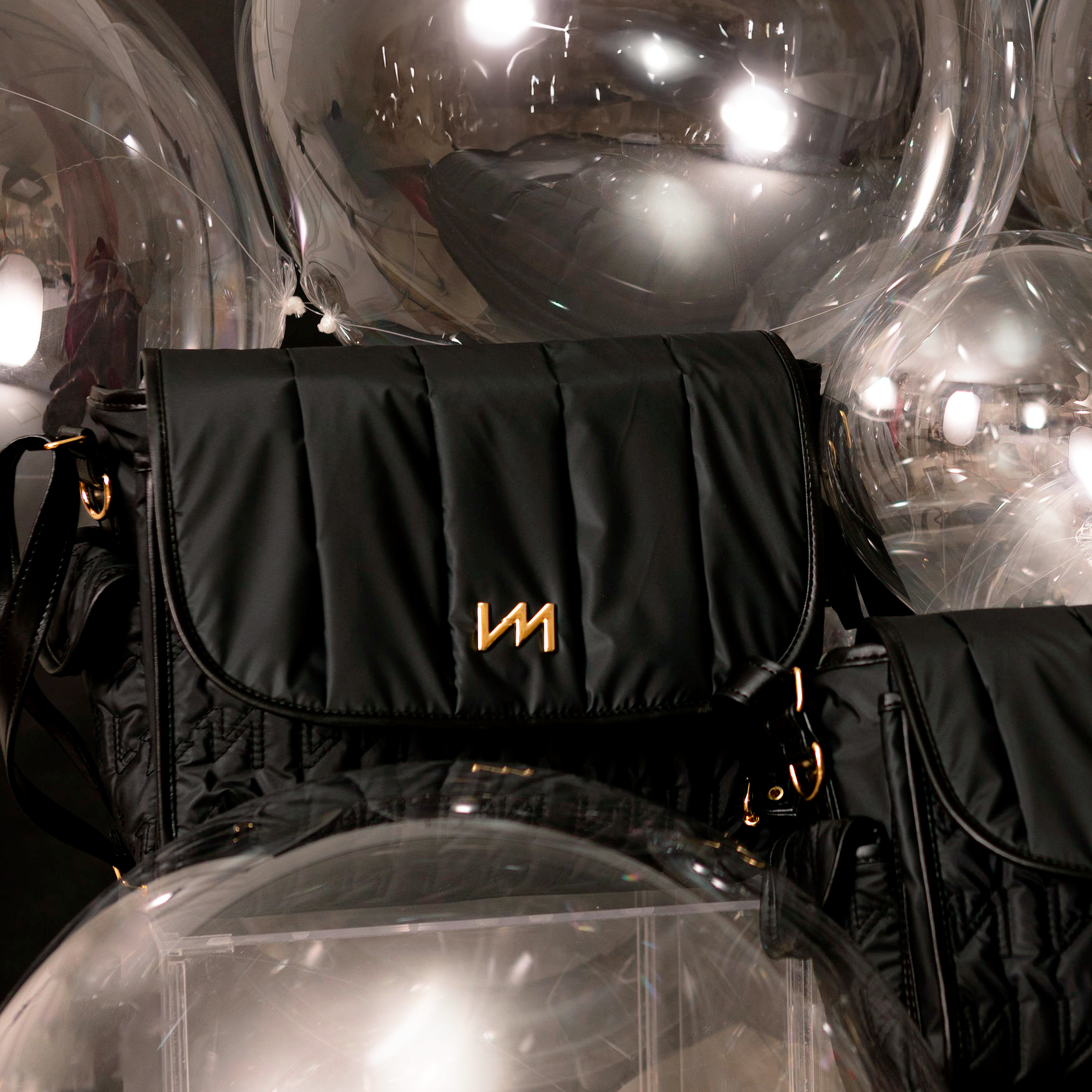 Bolso de maternidad Louise Urban Chic Negro