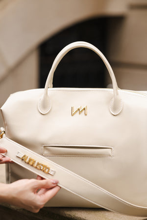 Bolsa Maternal Madison Ella Blanco Crudo