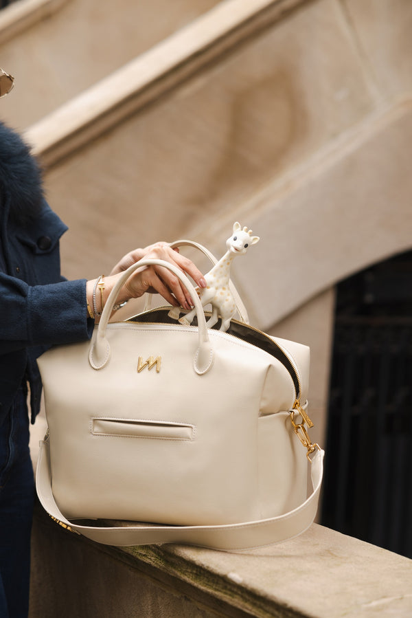 Bolsa Maternal Madison Ella Blanco Crudo