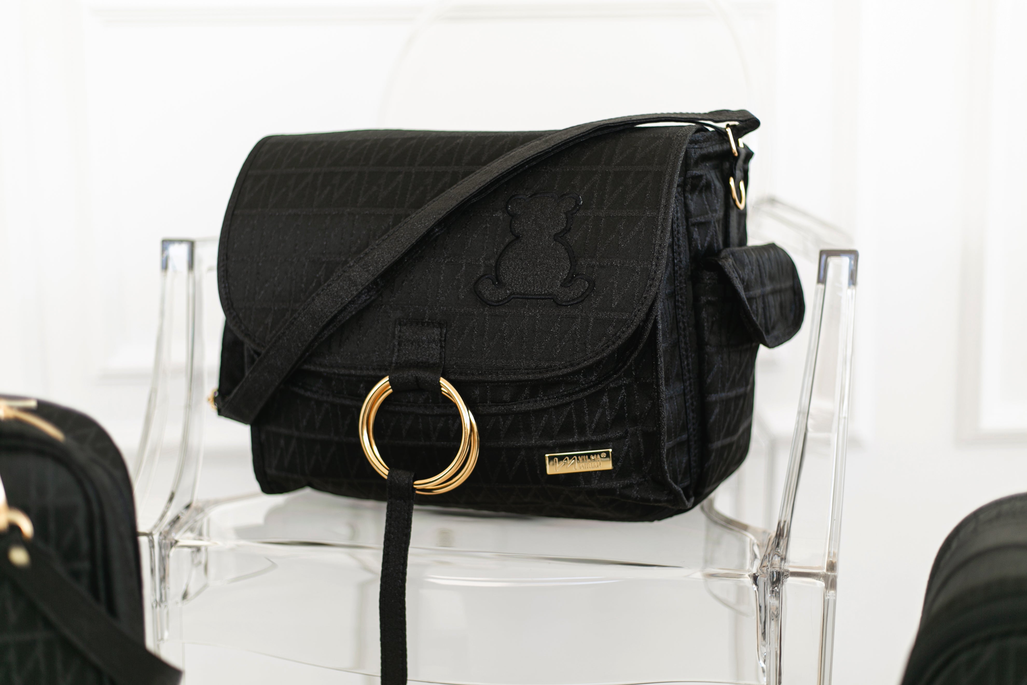 Bolso maternal Louise Origem Negro