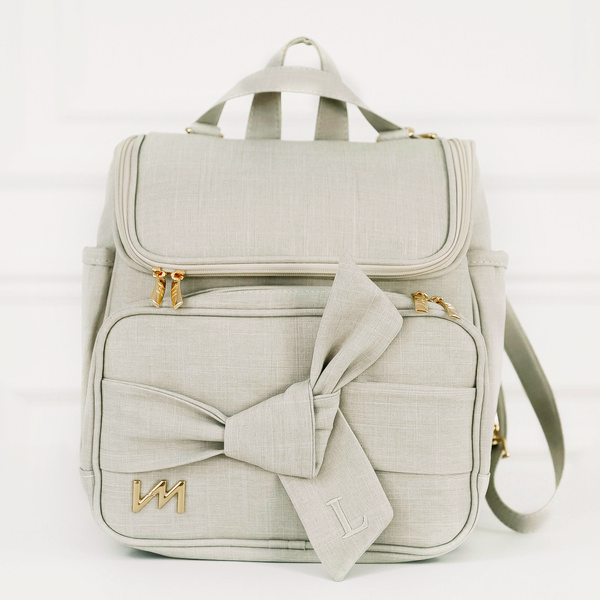 Mochila de maternidad 2 en 1 Nós Beige