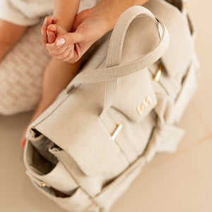 Bolso Maternal Cleo Nosotros Beige