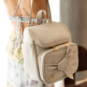 Mochila de maternidad 2 en 1 Nós Beige