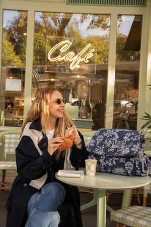 Mochila de maternidad Mummy Le Petit Azul Marino