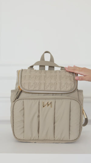 Mochila maternidade  2 em 1 Urban Chic Bege
