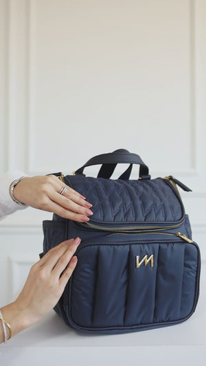 Mochila maternidade 2 em 1 Urban Chic Marinho