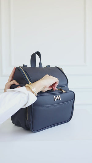 Mochila de maternidad 2 en 1 Ella Marino