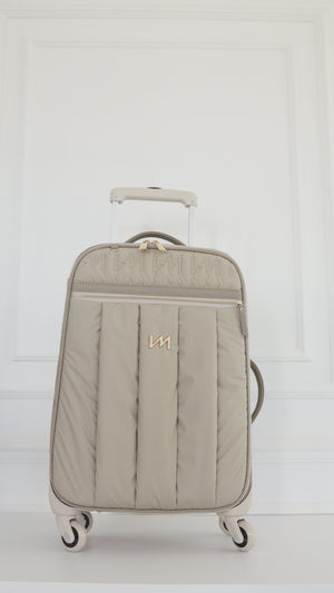 Mala maternidade de Rodinhas Urban Chic Bege