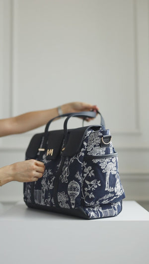 Bolso Maternal Cleo Le Petit Marino - Listo para Entregar