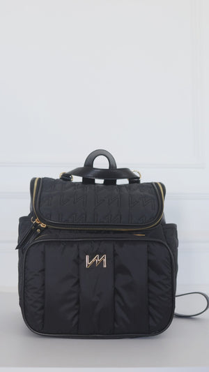 Mochila maternidade 2 em 1 Urban Chic Preto