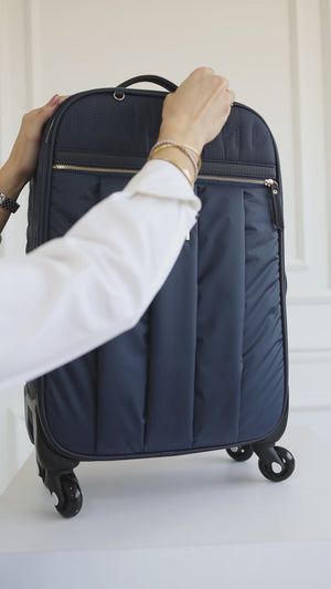 Mala maternidade de Rodinhas Urban Chic Marinho