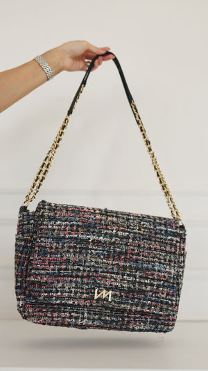 Bolsa maternidade Kate Tweed Preto