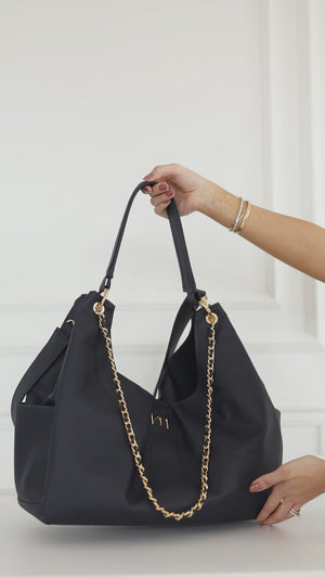 Bolso Maternal Madeleine Ella Negro